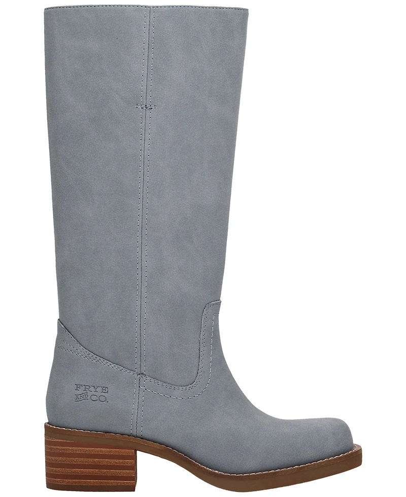Frye and Co. Women's Miranda Leather Stacked Heel Boots