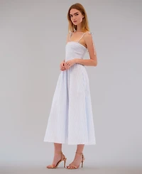 julia jordan Women's Tie Shoulder Smocked Dress