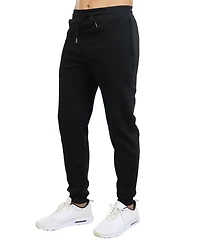 Blu Rock Men's Modern-Fit Heavyweight Jogger Sweatpants with Zipper Side Pockets