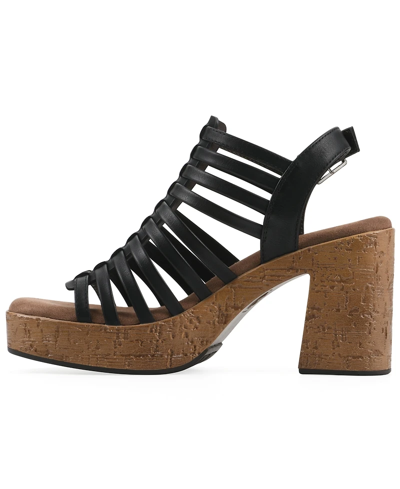White Mountain Women's Barbea Platform Sandal