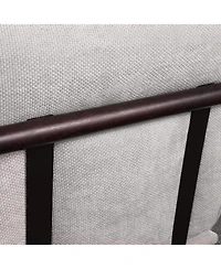 Streamdale Furniture Streamdale Modular fabric sofa set with ottomans