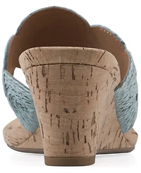 White Mountain Women's Affogato Wedge Sandals