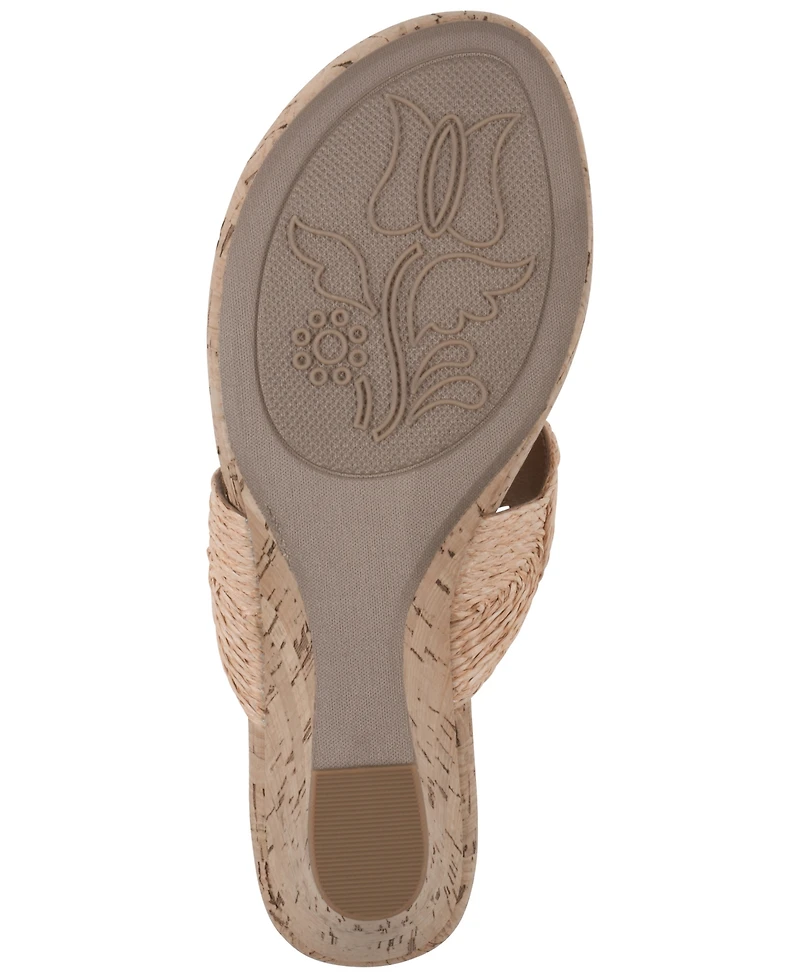 White Mountain Women's Affogato Wedge Sandals