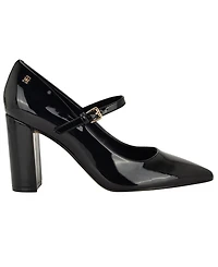 Tommy Hilfiger Women's Aveniz High Block Heel Mary Jane Pumps