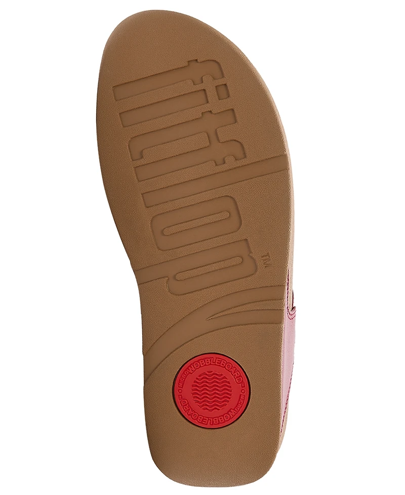 FitFlop Women's Lulu Leather Toe-Thongs Sandals