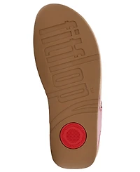 FitFlop Women's Lulu Leather Toe-Thongs Sandals
