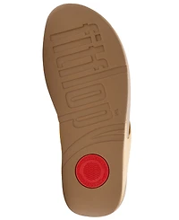 FitFlop Women's Lulu Leather Toe-Thongs Sandals