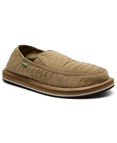 Sanuk Men's Dony Cozy Quilted Slip-On Shoes