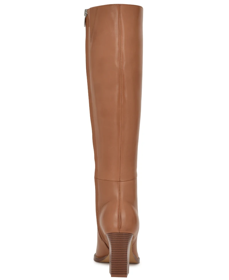 Nine West Women's Zazz Tall Block Heel Dress Boots