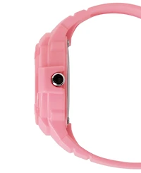 Casio Women's Japanese Quartz Pink Resin Watch, 34.7mm