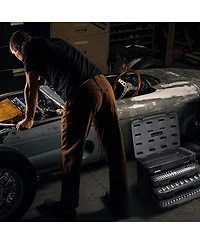 Master Mechanic 205 Piece Mechanics Sae Metric Socket and Tool Set with Case