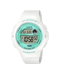 Casio Women's Digital White Resin Watch, 40.5mm