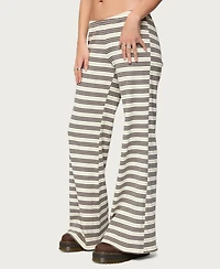 Edikted Women's Avalie Striped Ribbed Pants