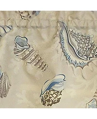 Rlf Home 100% Cotton High Quality Beachbound Tailored Window Valance with 1.5" Rod Pocket 50" W X 12" L