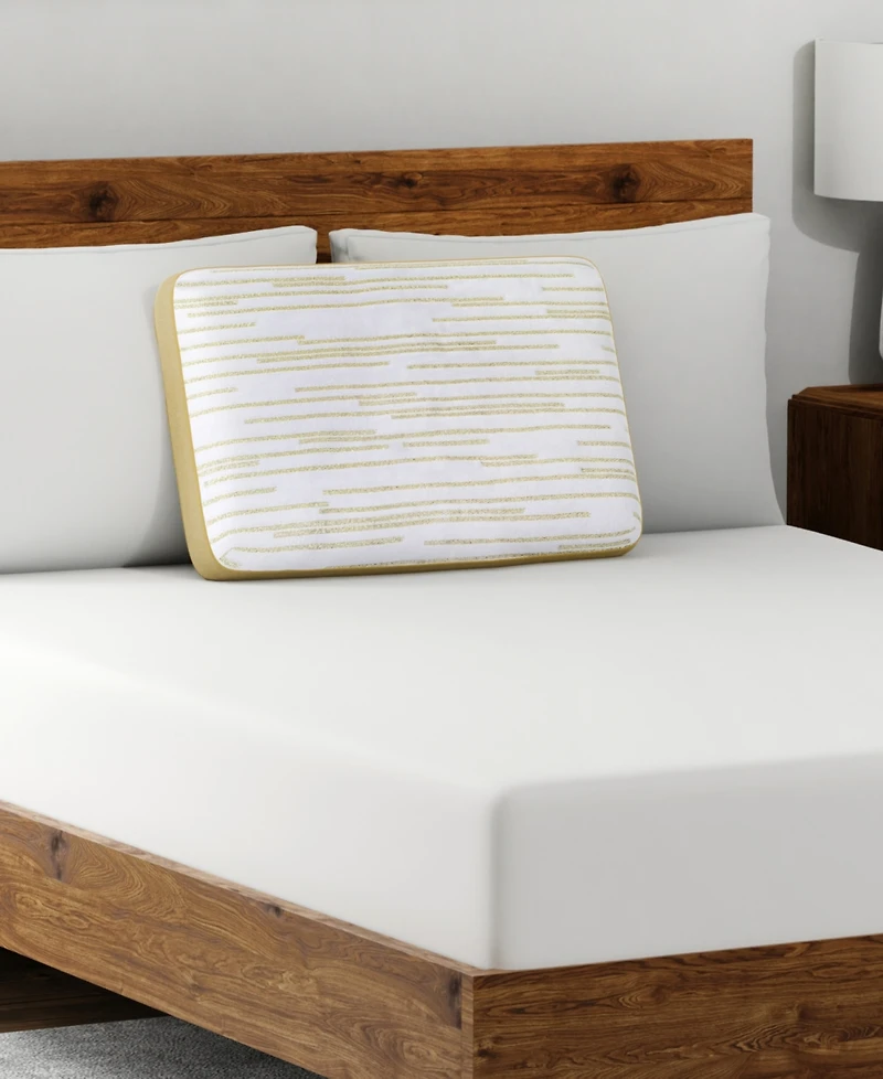 ProSleep Beautifully Cool Supreme Cooling Comfort Gusseted Memory Foam Pillow, Standard