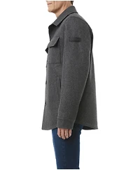 Vince Camuto Men's Single Breasted Shirt Jacket