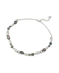 Robert Lee Morris Soho Abalone Beaded Collar Necklace