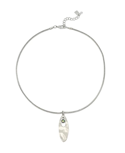 Robert Lee Morris Soho Abalone Pendant Necklace