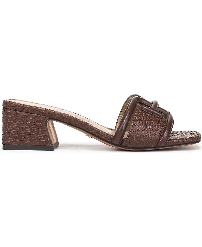 Sam Edelman Women's Waylon Block-Heel Slide Sandals