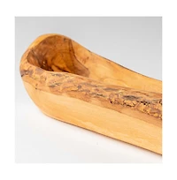 Verve Culture Olivewood Boat Shaped Bowl
