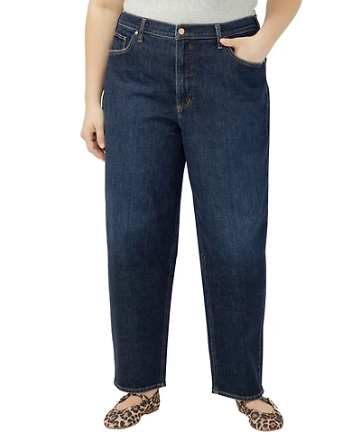 Silver Jeans Co. Plus High Rise Curved Slim Leg