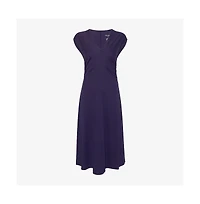 M.m.LaFleur Women's Marina Ruched Organic Jersey Pima Cotton dress