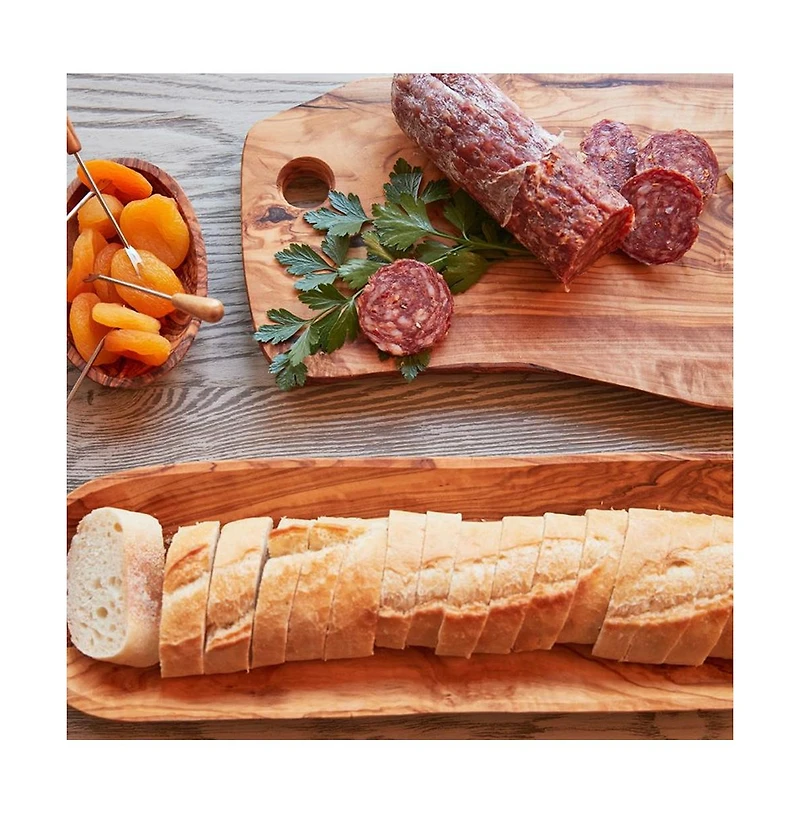 Verve Culture Olivewood Charcuterie Board with Hole