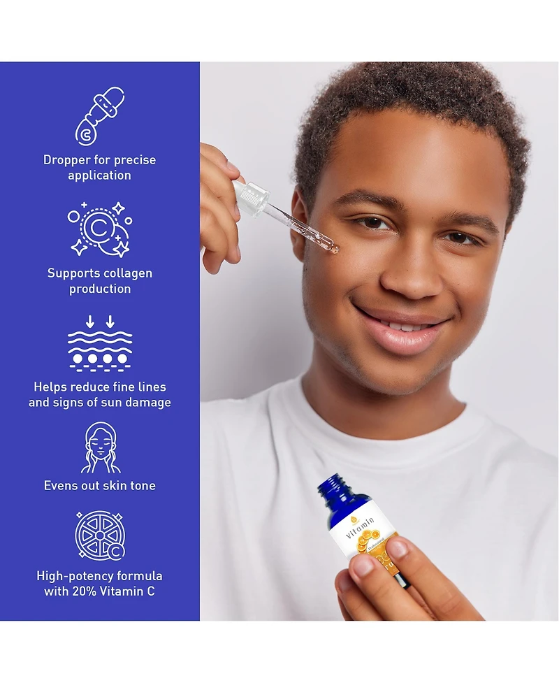 Pursonic Radiant Skin Bundle: Vitamin C Serum & Tea Tree Sheet Masks