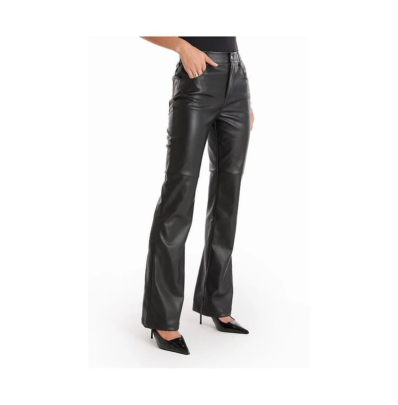 The Noli Shop Womens Jackie Leather Pant