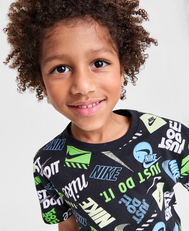 Nike Boys' 4-7 Printed T-Shirt & Shorts 2-Piece Set