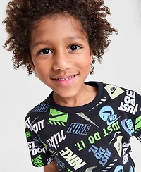 Nike Boys' 4-7 Printed T-Shirt & Shorts 2-Piece Set