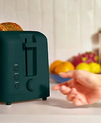 Bella 4-Slice Wide-Slot Slim Toaster, Forest Green