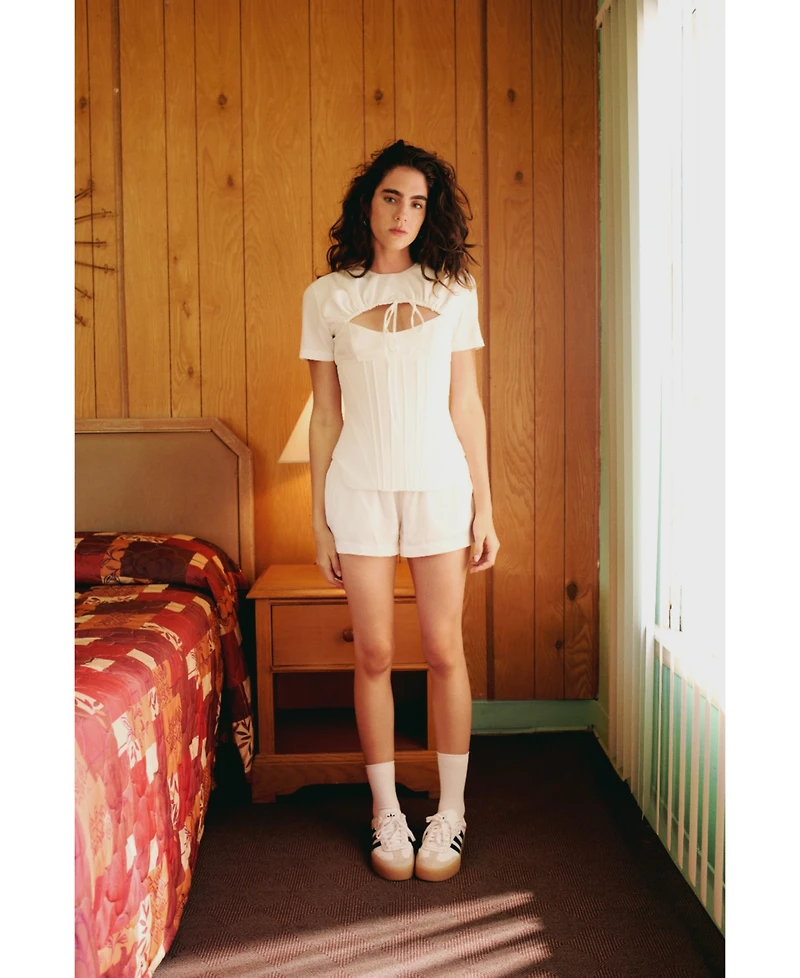 Pcfg Women's Lightweight Elastic-Waist Shorts