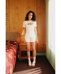 Pcfg Women's Lightweight Elastic-Waist Shorts