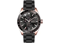 Invicta Men's 38407 Aviator Quartz VH67 Black Dial Watch