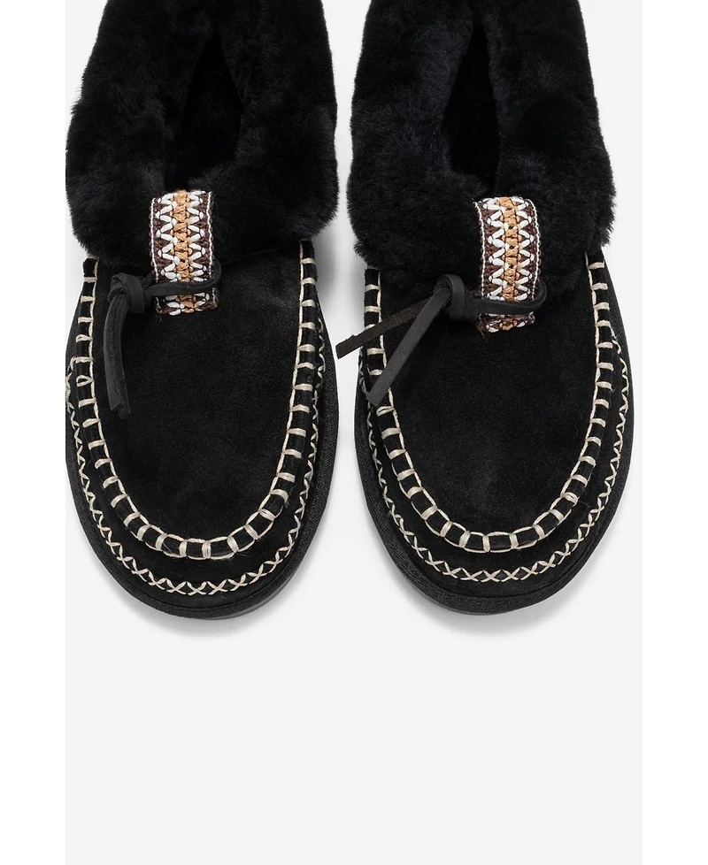 Noriel Leather Moccasin Slippers (Women)