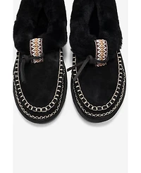 Noriel Leather Moccasin Slippers (Women)