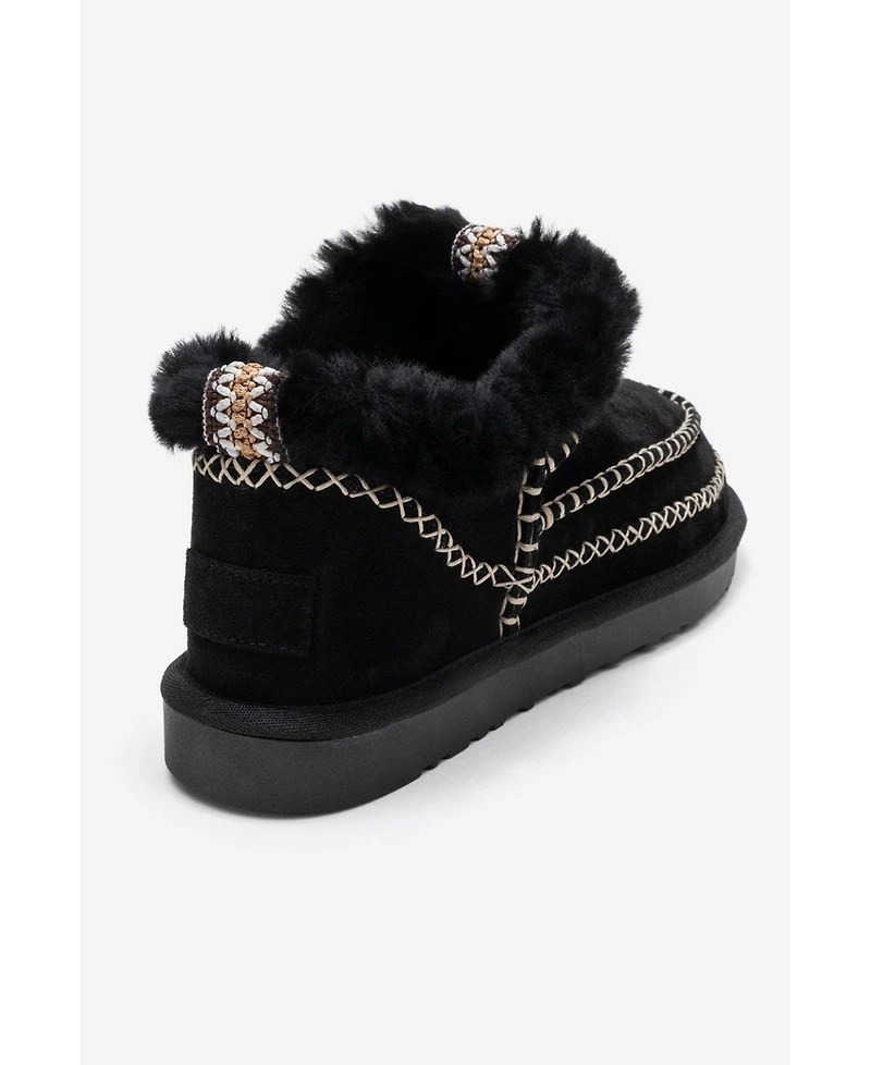 Forever & Always Shoes Darel Leather Ankle Boot (Women)