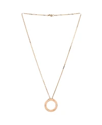 Pre-Owned Cartier 3 Diamonds Love Pendant Necklace