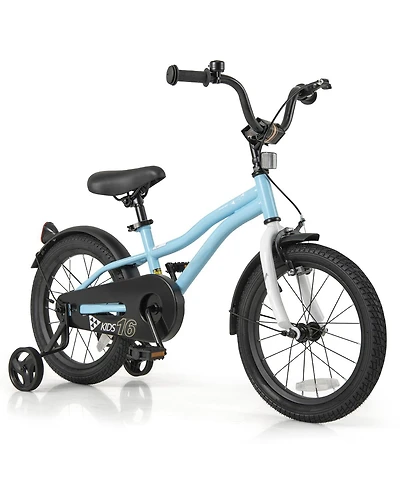 Sugift 16 Inch Kids Bike for 4-7 Years Old Children Bicycle with Training Wheels