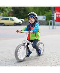 Sugift 12 Inch Balance Bike with Adjustable Seat and Rotatable Handlebar