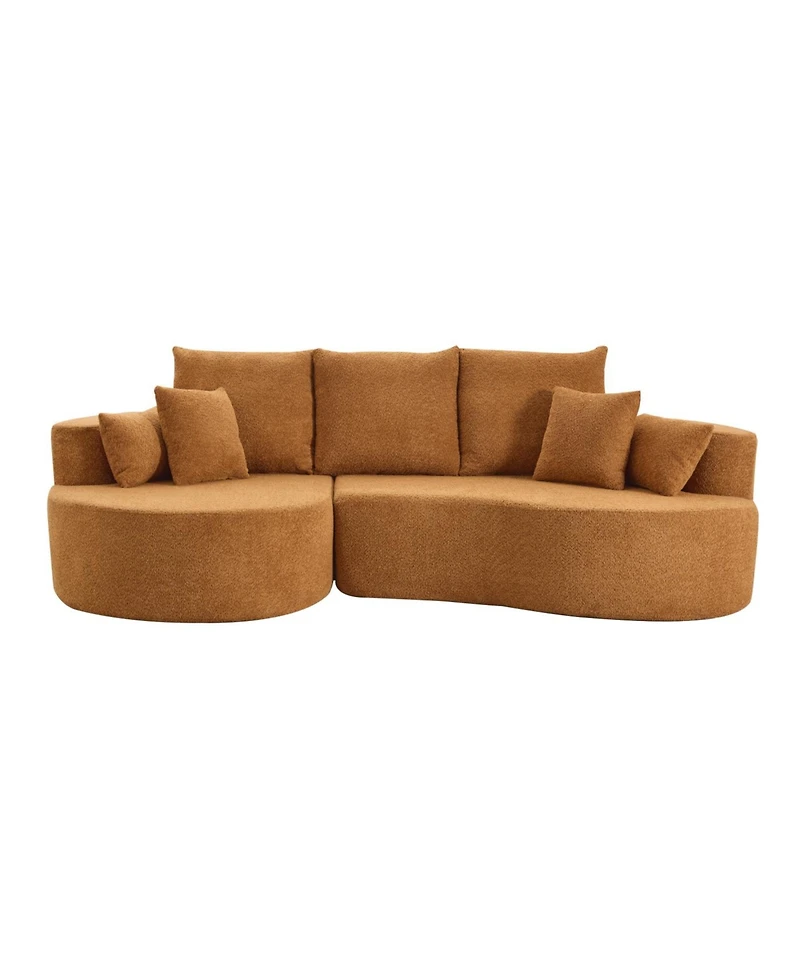 Streamdale Furniture Cloud Sofa: Luxurious Comfort, No Assembly Required