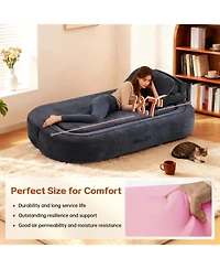 Streamdale Furniture Streamdale Modern Floor Sofa with 2 Pillows