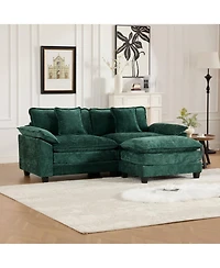 Streamdale Furniture Cloud Couch: Ultimate Comfort Chenille Sofa with Ergonomic Support