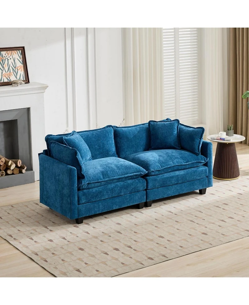 Streamdale Furniture Streamdale Cloud Couch: Ultimate Comfort Chenille Sofa with Ergonomic Support