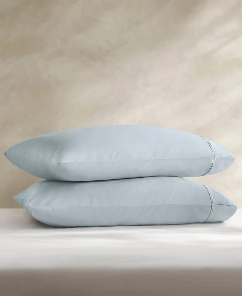 Harbor House Sateen 400-Thread Count Cotton 2-Pc. Pillowcase Set