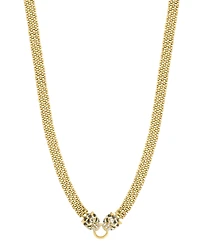 Effy Collection White & Black Diamond Necklace (7/8 ct. t.w.) in 14k Yellow Gold
