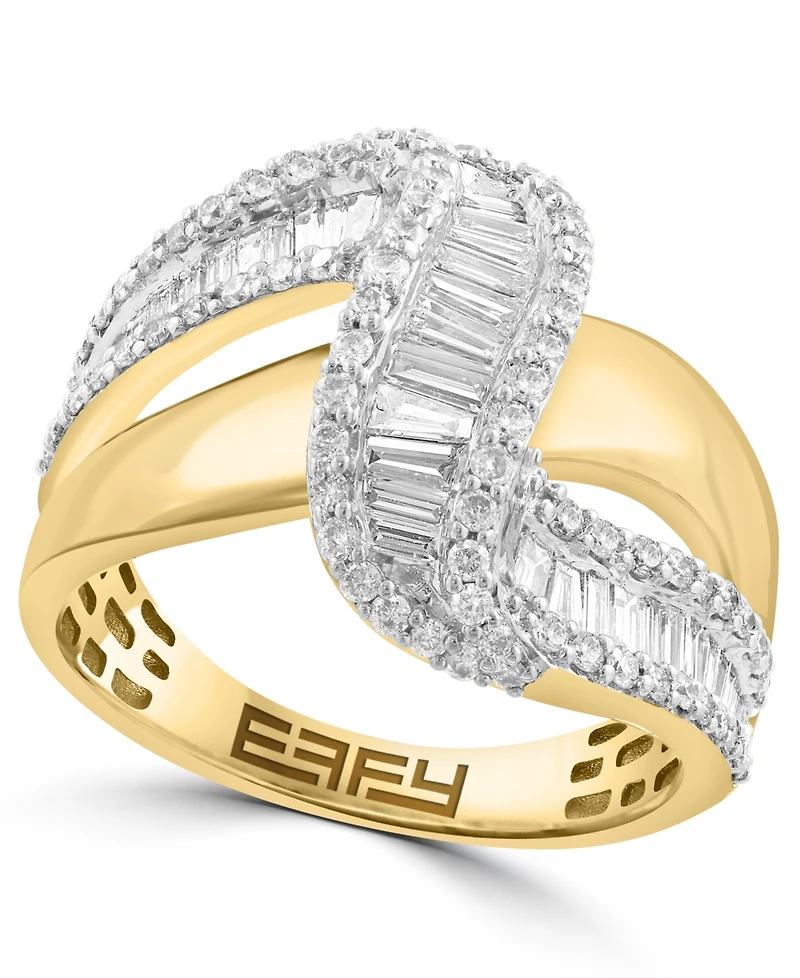 Effy Collection Diamond Ring (1 ct. t.w.) in 14k Yellow Gold