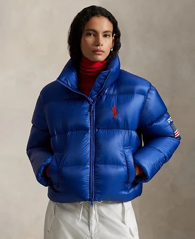 Polo Ralph Lauren Women's Flag Mid-Weight Down Puffer Jacket