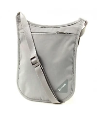 Pacsafe Coversafe V75 Rfid Blocking Neck Pouch Neutral Grey